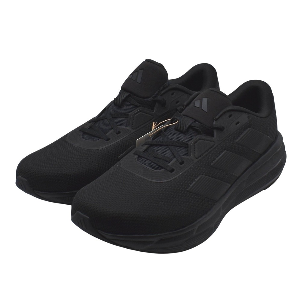 Adidas Galaxy 7 Running Shoes Men's Size 13 Triple Black Cloudfoam NWT ID8757
